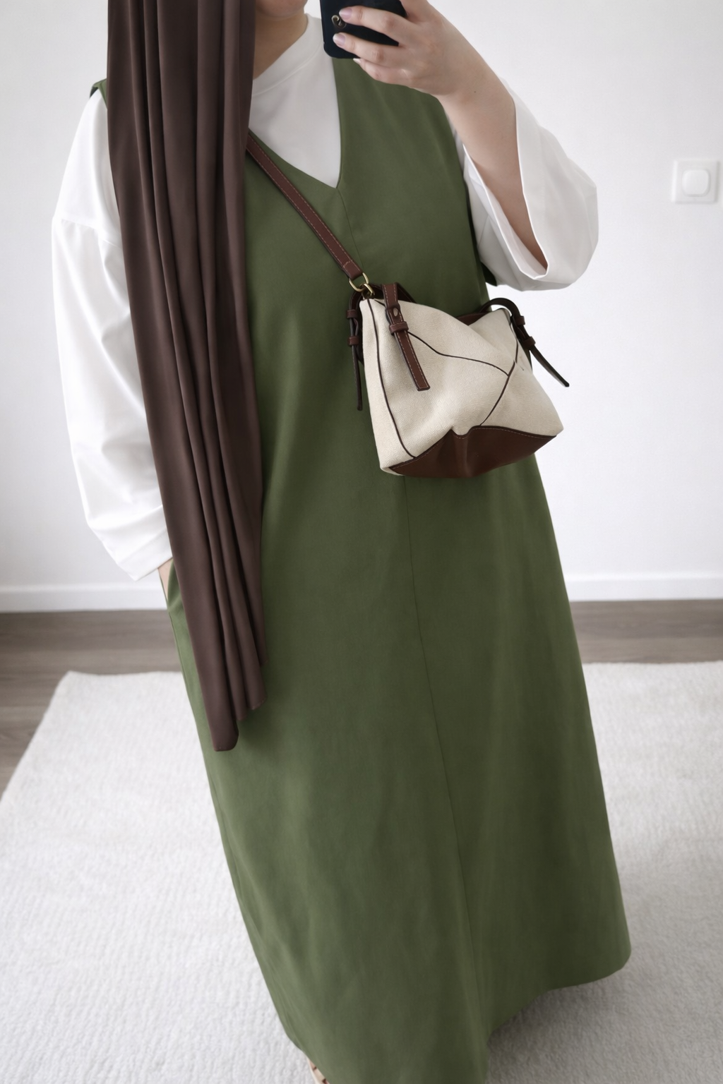 Robe en jean sans manches